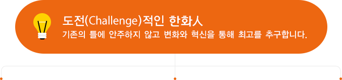 도전(Challenge)정인 그린인:기존의 틀에 안주하지 않고 변화와 혁신을 통해 최고를 추구합니다.